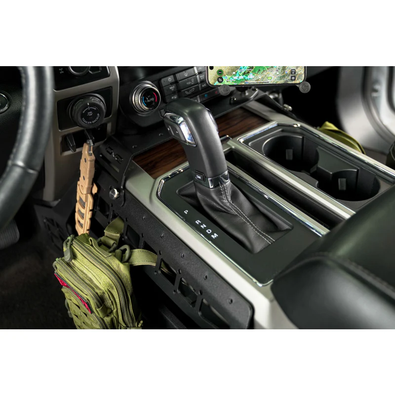 DV8 Offroad 2015-2020 Ford F-150 , 2017-2021 Super Duty F-250/350 , Center Console Molle Panels , Device Mount Model CCFF-01 - Image 12