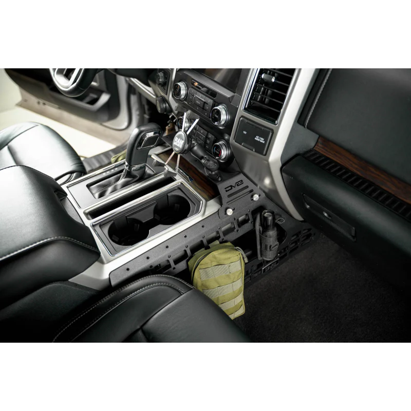 DV8 Offroad 2015-2020 Ford F-150 , 2017-2021 Super Duty F-250/350 , Center Console Molle Panels , Device Mount Model CCFF-01 - Image 9