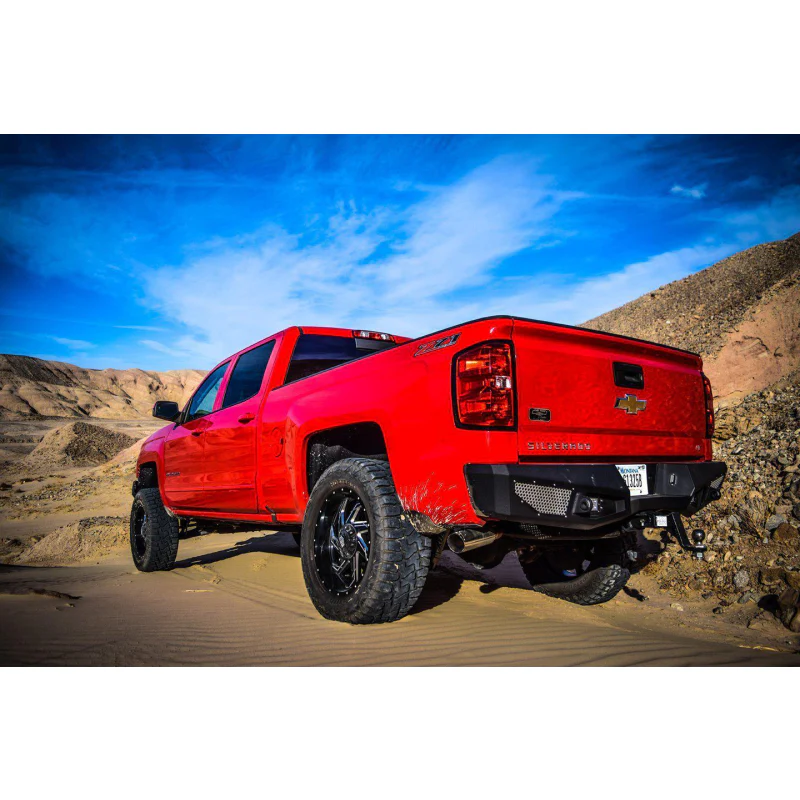 DV8 Offroad 2016-2018 Chevrolet Silverado 1500 Steel Rear Bumper Model RBCS1-02 - Image 3