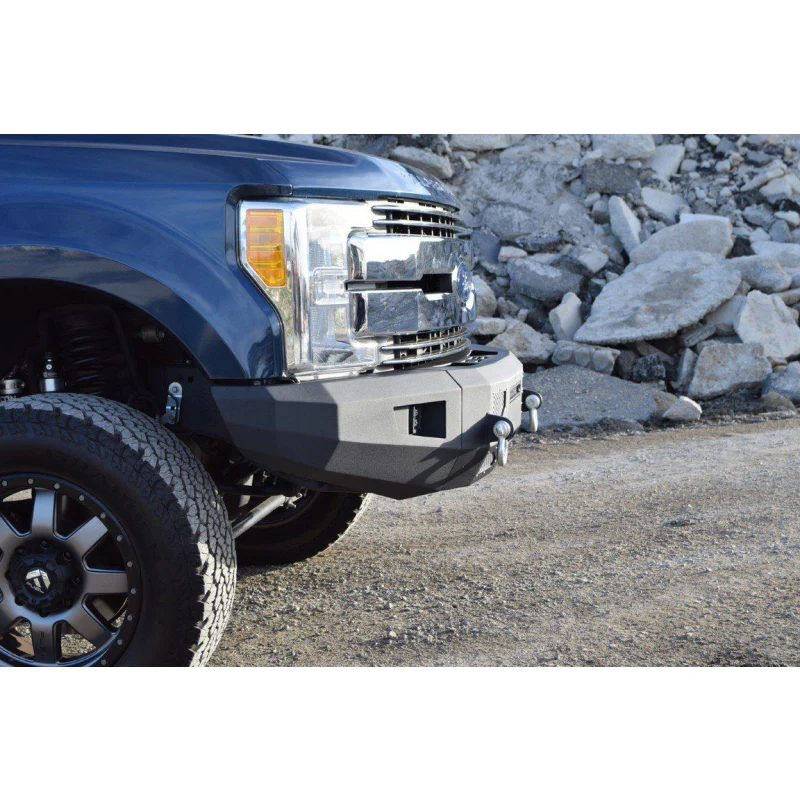 DV8 Offroad 2017-2021 Ford F-250 Super Duty Steel Front Bumper Model FBFF2-03 - Image 4