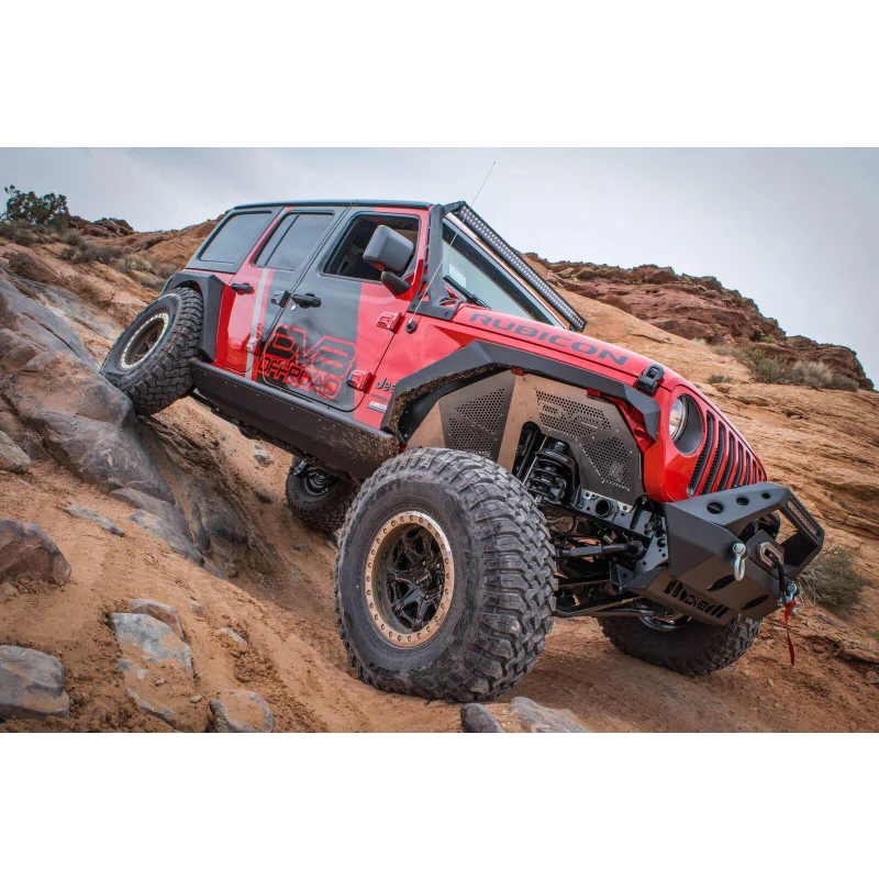 DV8 Offroad 2018-2018 Jeep Wrangler JL JLU Gladiator JT Front Inner Fenders Model INFEND-03FB