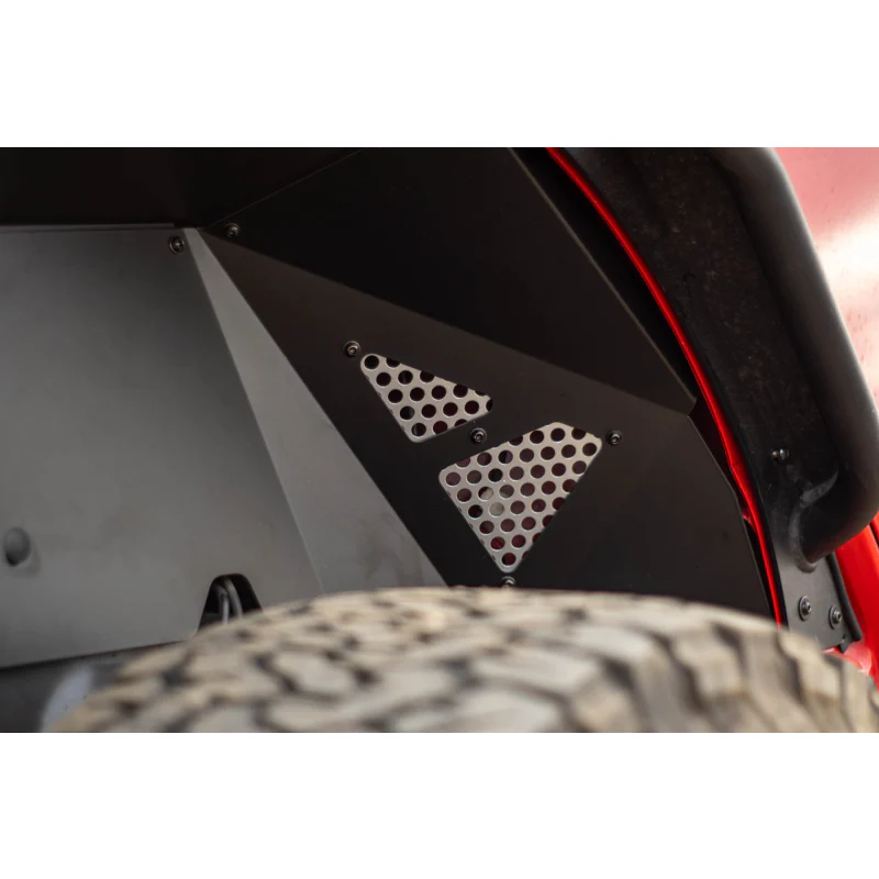 DV8 Offroad 2018-2024 Jeep Wrangler JL JLU Rear Inner Fenders Model INFEND-06RB - Image 10