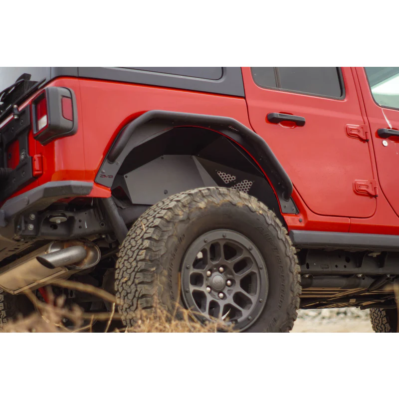 DV8 Offroad 2018-2024 Jeep Wrangler JL JLU Rear Inner Fenders Model INFEND-06RB - Image 3