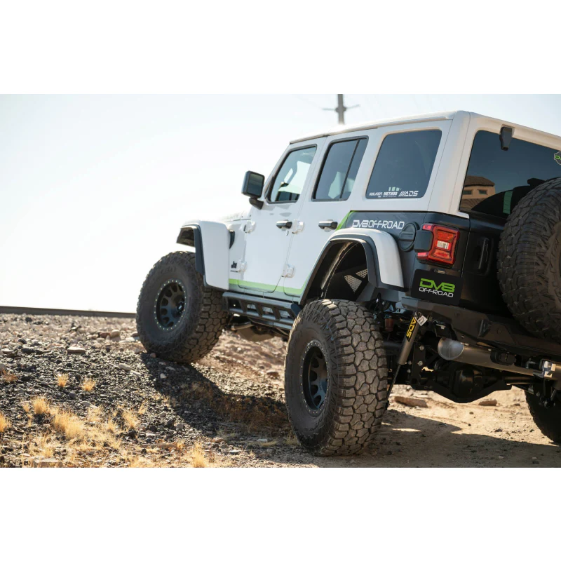 DV8 Offroad 2018-2024 Jeep Wrangler JL JLU Rear Inner Fenders Model INFEND-06RB - Image 4