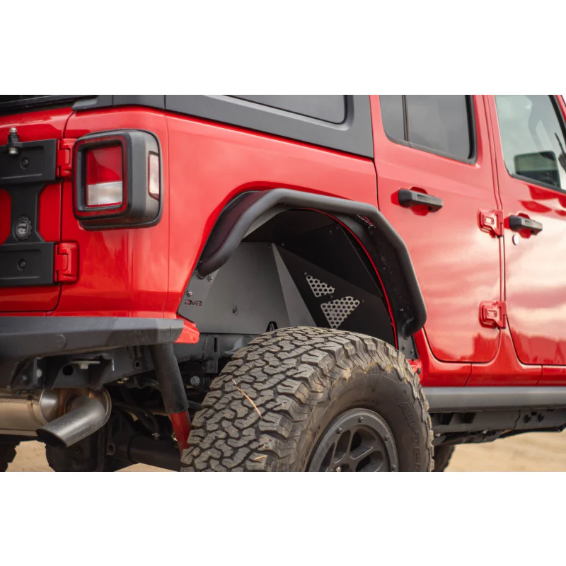 DV8 Offroad 2018-2024 Jeep Wrangler JL JLU Rear Inner Fenders Model INFEND-06RB - Image 9