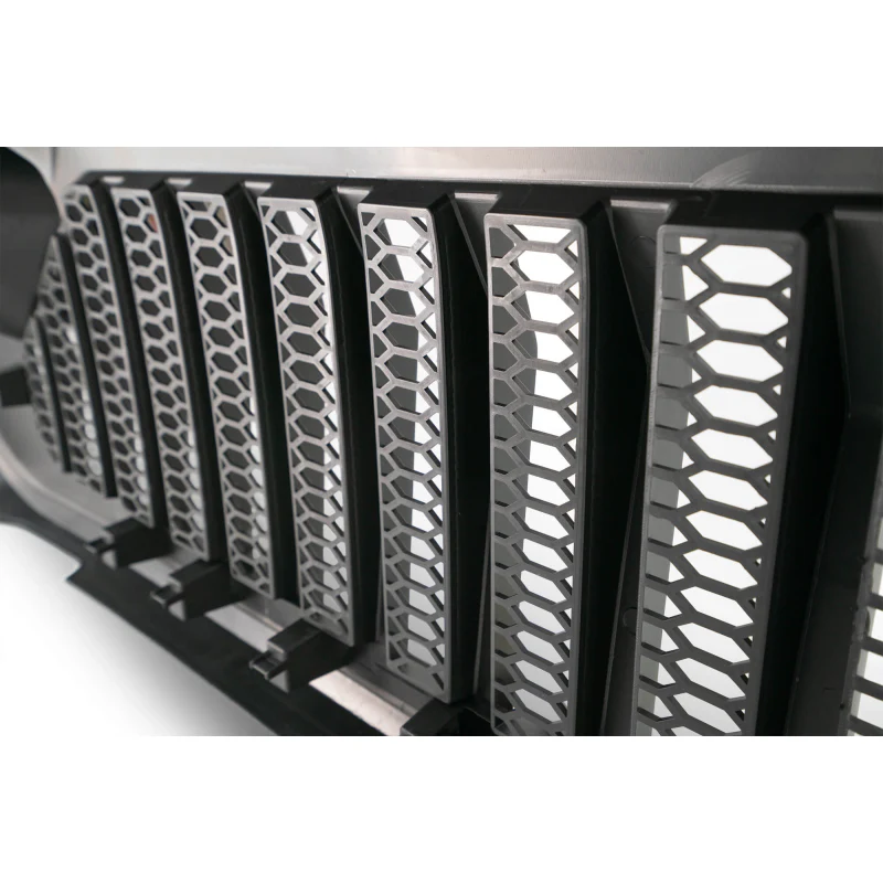DV8 Offroad 2018-2025 Jeep Gladiator JT Replacement Grille Black Model GRJL-01 - Image 11