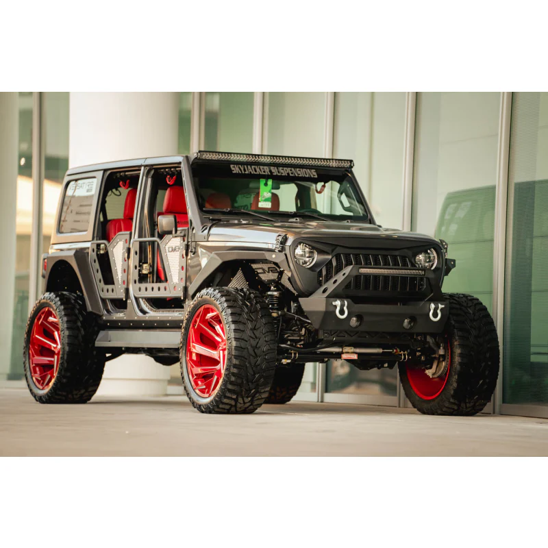 DV8 Offroad 2018-2025 Jeep Gladiator JT Replacement Grille Black Model GRJL-01 - Image 13