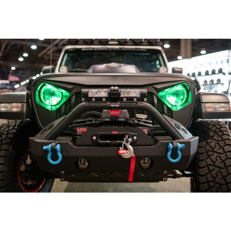 DV8 Offroad 2018-2025 Jeep Gladiator JT Replacement Grille Black Model GRJL-01 - Image 15