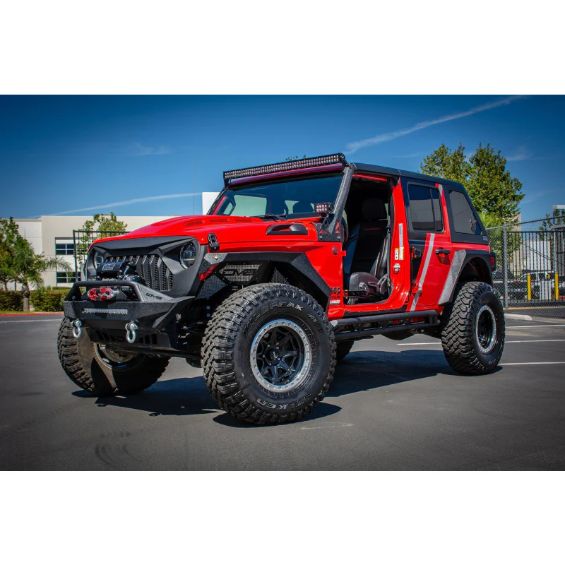 DV8 Offroad 2018-2025 Jeep Gladiator JT Replacement Grille Black Model GRJL-01 - Image 5