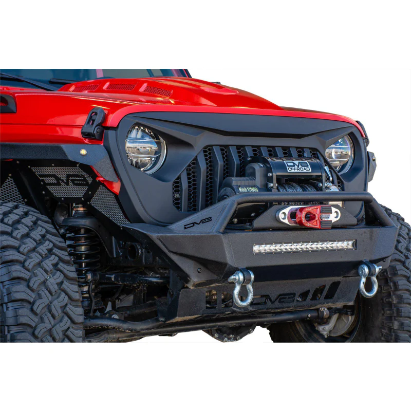 DV8 Offroad 2018-2025 Jeep Gladiator JT Replacement Grille Black Model GRJL-01 - Image 7