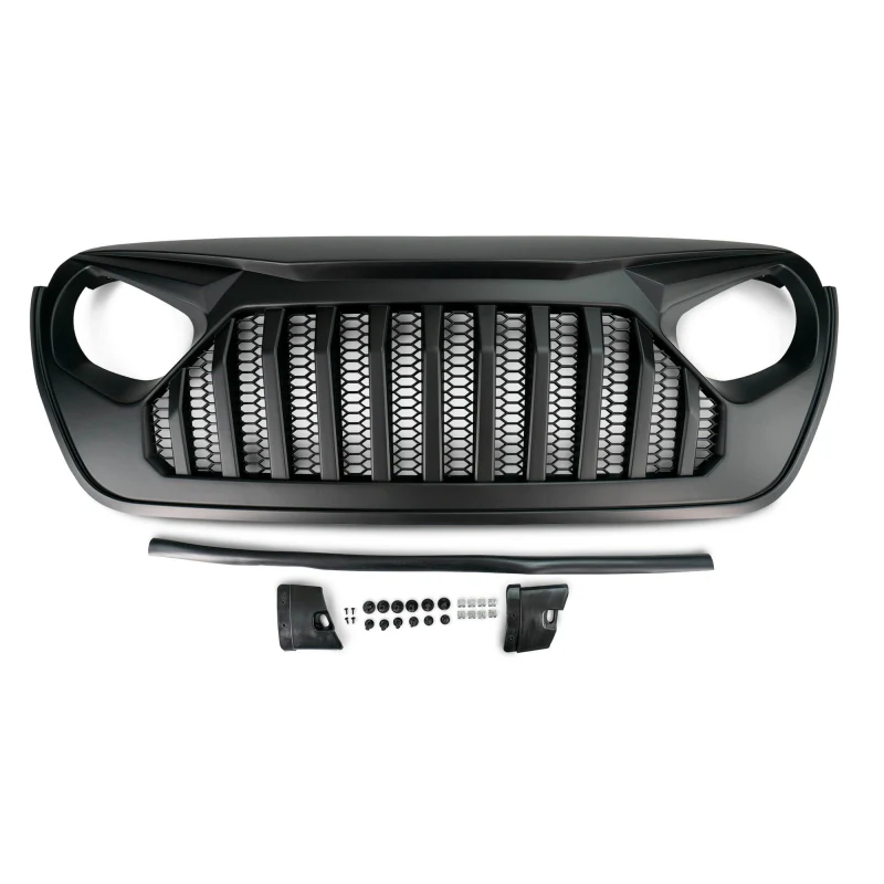 DV8 Offroad 2018-2025 Jeep Gladiator JT Replacement Grille Black Model GRJL-01 - Image 9