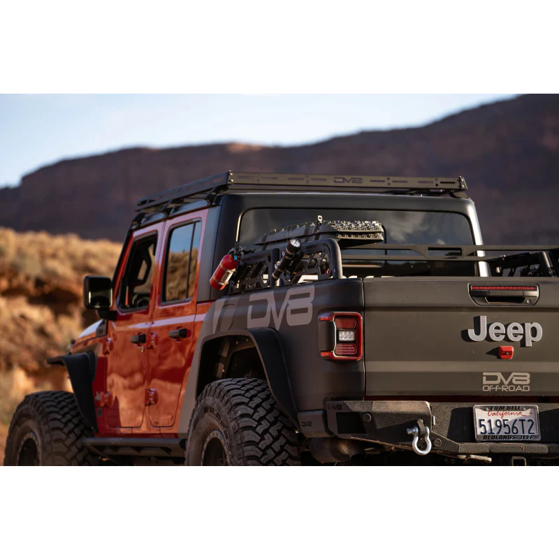 DV8 Offroad 2018-2025 Jeep Gladiator JT ,Wrangler JL 2-Doors Roof Rack Model RRJL-02 - Image 7