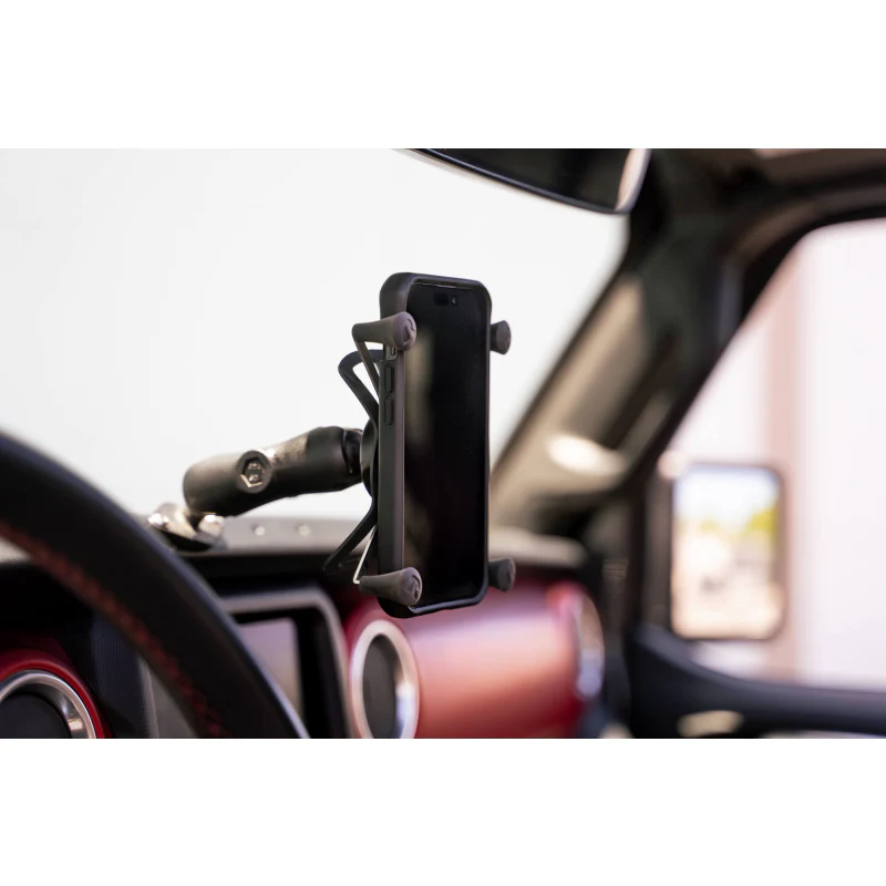DV8 Offroad 2018-2025 Jeep Gladiator JT Wrangler JL, JLU Digital Device Dash Mount Model DMJL-01 - Image 2