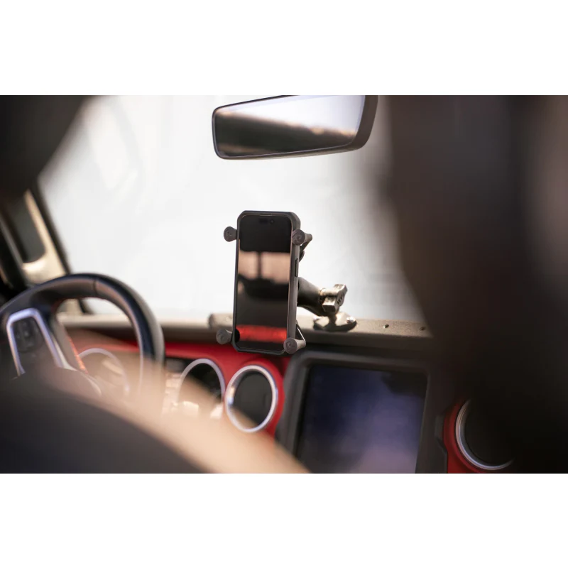 DV8 Offroad 2018-2025 Jeep Gladiator JT Wrangler JL, JLU Digital Device Dash Mount Model DMJL-01 - Image 4