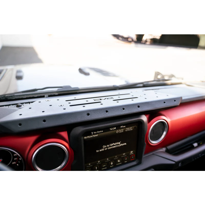 DV8 Offroad 2018-2025 Jeep Gladiator JT Wrangler JL, JLU Digital Device Dash Mount Model DMJL-01 - Image 6