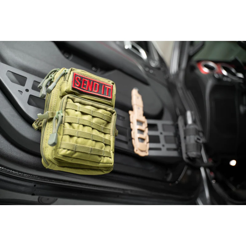 DV8 Offroad 2018-2025 Jeep Gladiator JT Wrangler JL JLU Front Door Pocket Molle Panels Model MPJL-05 - Image 2