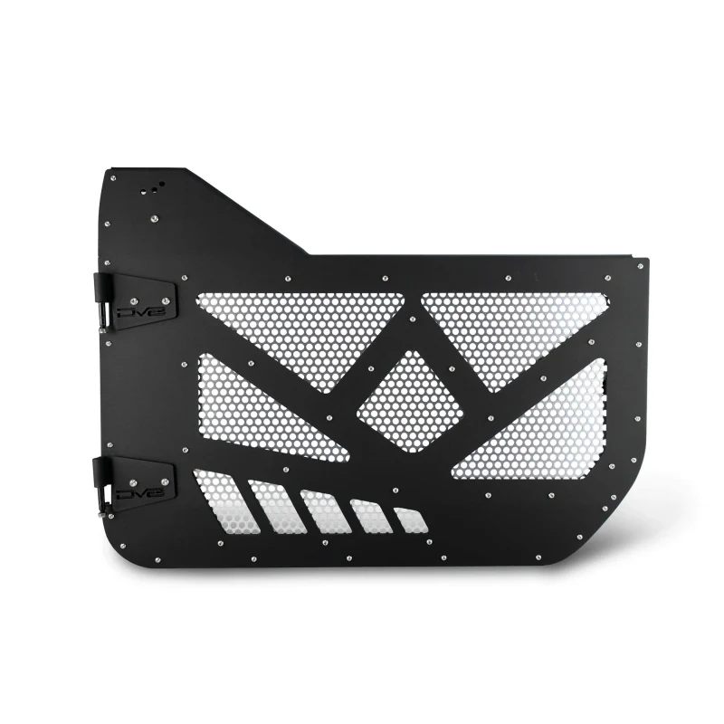 DV8 Offroad 2018-2025 Jeep Gladiator JT WranglerJL JLU Front Half-Doors With Alum Mesh Model HDJL-01F - Image 6