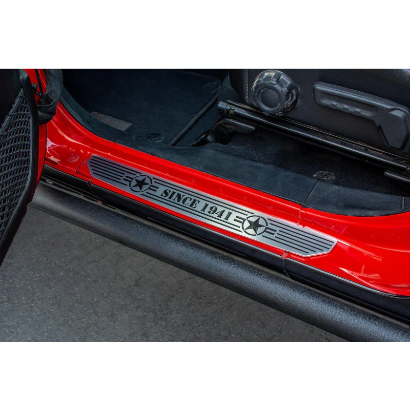 DV8 Offroad 2018-2025 Jeep Gladiator JT WranglerJL JLU Front Sill Plate Model D-JL-180014-STR2
