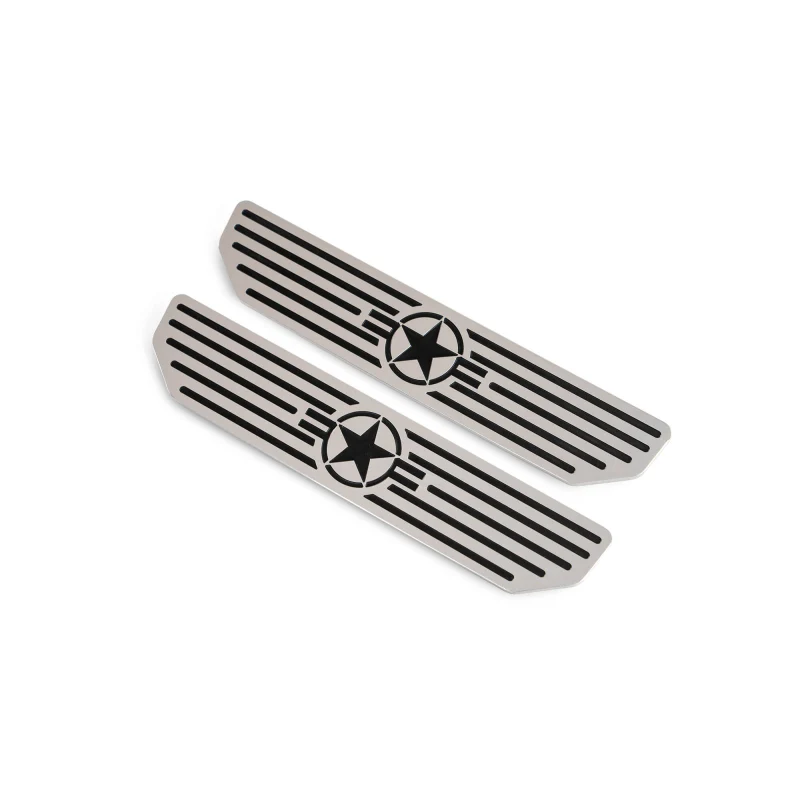 DV8 Offroad 2018-2025 Jeep Gladiator JT WranglerJL JLU Rear Sill Plate "Star Logo" Model D-JL-180014-STR4 - Image 3