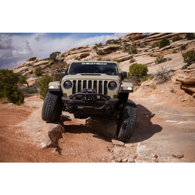 DV8 Offroad 2018-2025 Jeep Gladiator Wrangler Spec Series Front Bumper Model FBJL-09 - Image 18