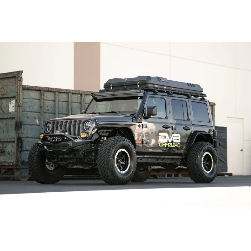 DV8 Offroad 2018-2025 Jeep Gladiator Wrangler Spec Series Front Bumper Model FBJL-09 - Image 9