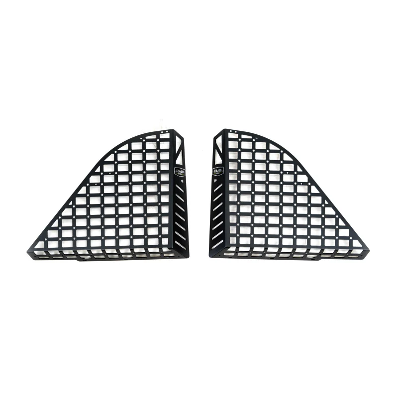 DV8 Offroad 2018-2025 Jeep Wrangler 4-Door Rear Window Pocketed Molle Panels Model MPJL-02