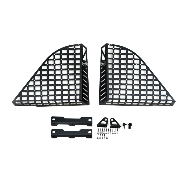 DV8 Offroad 2018-2025 Jeep Wrangler 4-Door Rear Window Pocketed Molle Panels Model MPJL-02 - Image 5