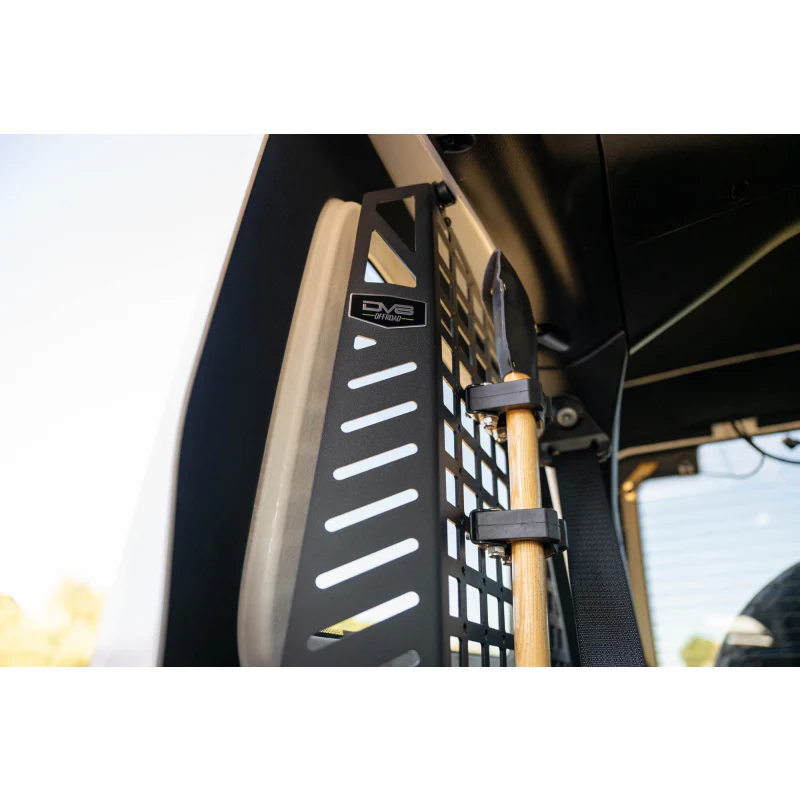 DV8 Offroad 2018-2025 Jeep Wrangler 4-Door Rear Window Pocketed Molle Panels Model MPJL-02 - Image 9