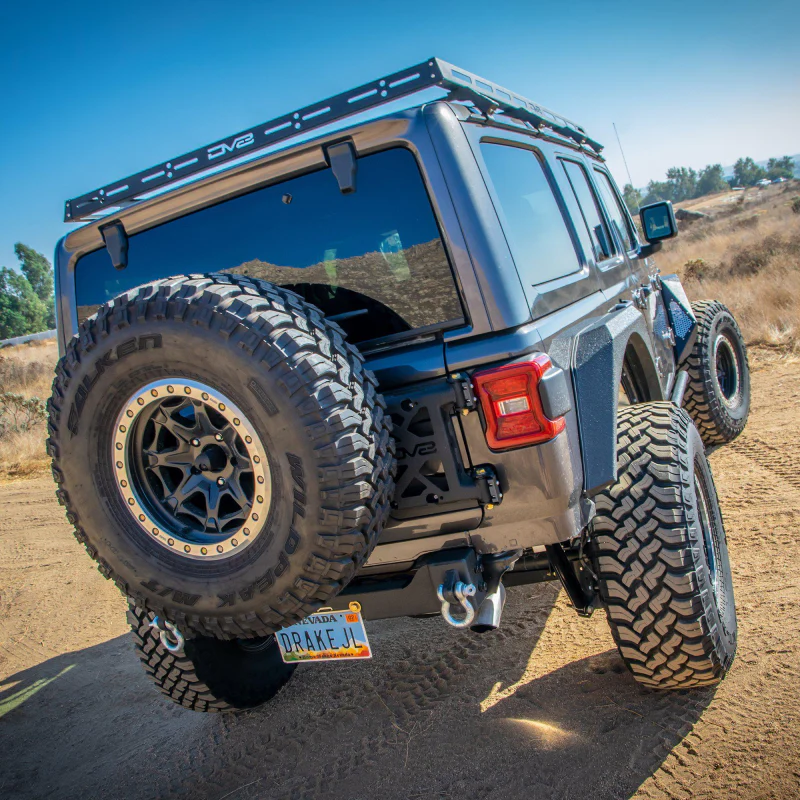 DV8 Offroad 2018-2025 Jeep Wrangler 4-Door Roof Rack Model RRJL-01 - Image 10
