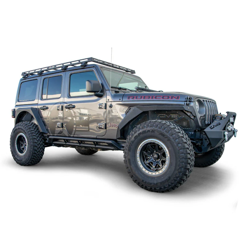 DV8 Offroad 2018-2025 Jeep Wrangler 4-Door Roof Rack Model RRJL-01 - Image 7