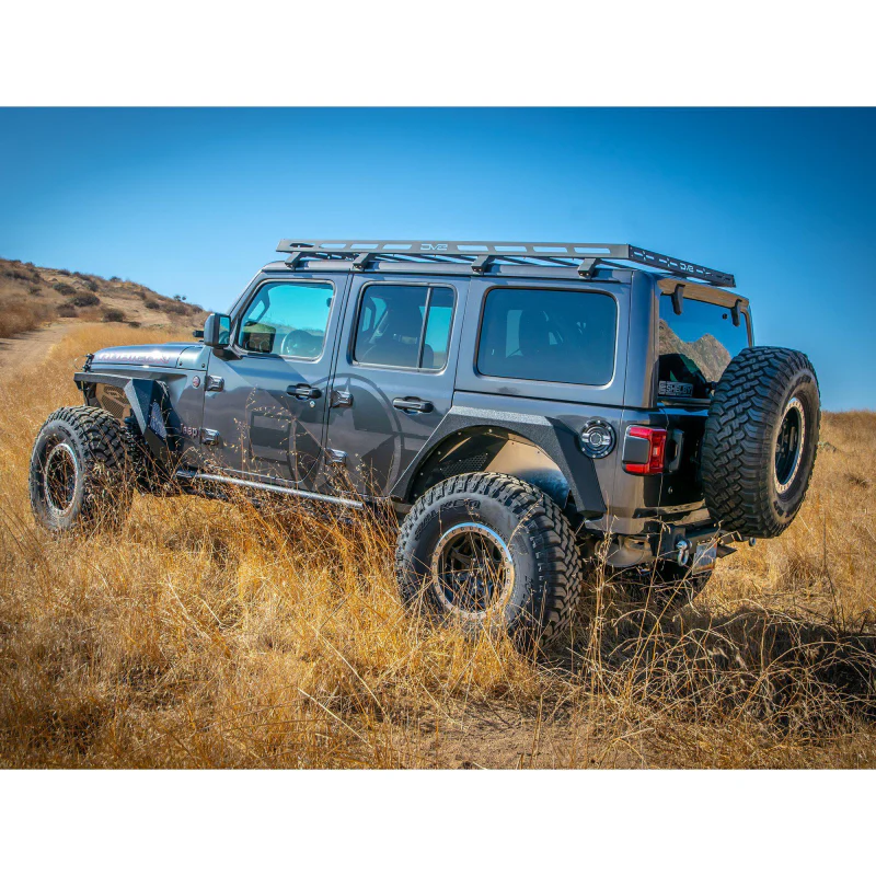 DV8 Offroad 2018-2025 Jeep Wrangler 4-Door Roof Rack Model RRJL-01 - Image 8