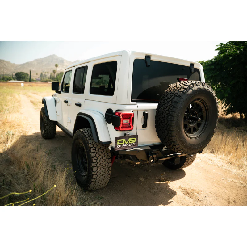 DV8 Offroad 2018-2025 Jeep Wrangler Fs-15 Series Rear Bumper Model RBJL-11 - Image 12