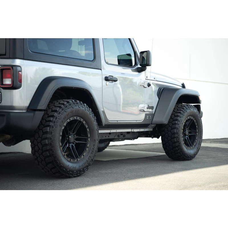 DV8 Offroad 2018-2025 Jeep Wrangler JL 2-Door Rock Skins Model SRJL-29 - Image 3