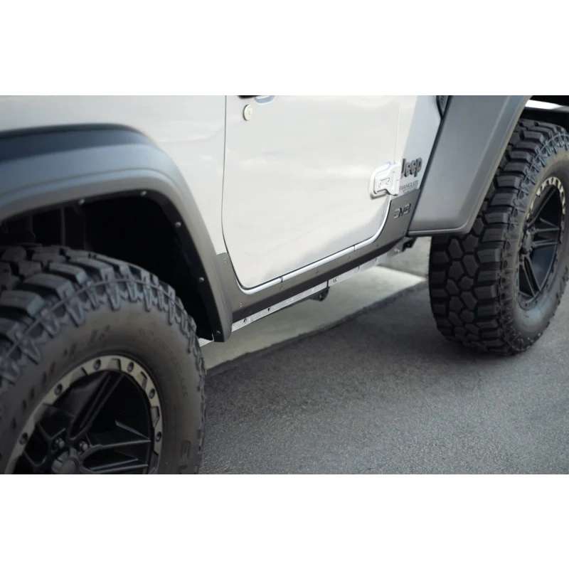 DV8 Offroad 2018-2025 Jeep Wrangler JL 2-Door Rock Skins Model SRJL-29 - Image 4