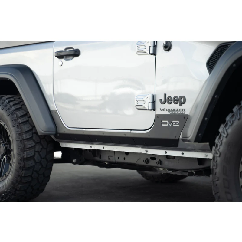 DV8 Offroad 2018-2025 Jeep Wrangler JL 2-Door Rock Skins Model SRJL-29 - Image 5