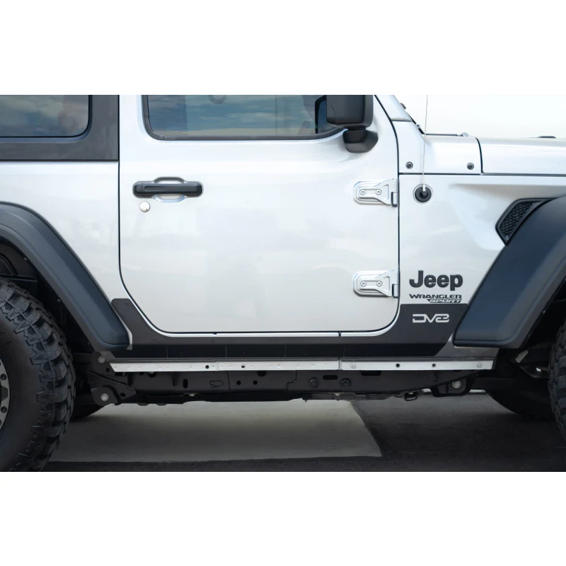 DV8 Offroad 2018-2025 Jeep Wrangler JL 2-Door Rock Skins Model SRJL-29 - Image 6
