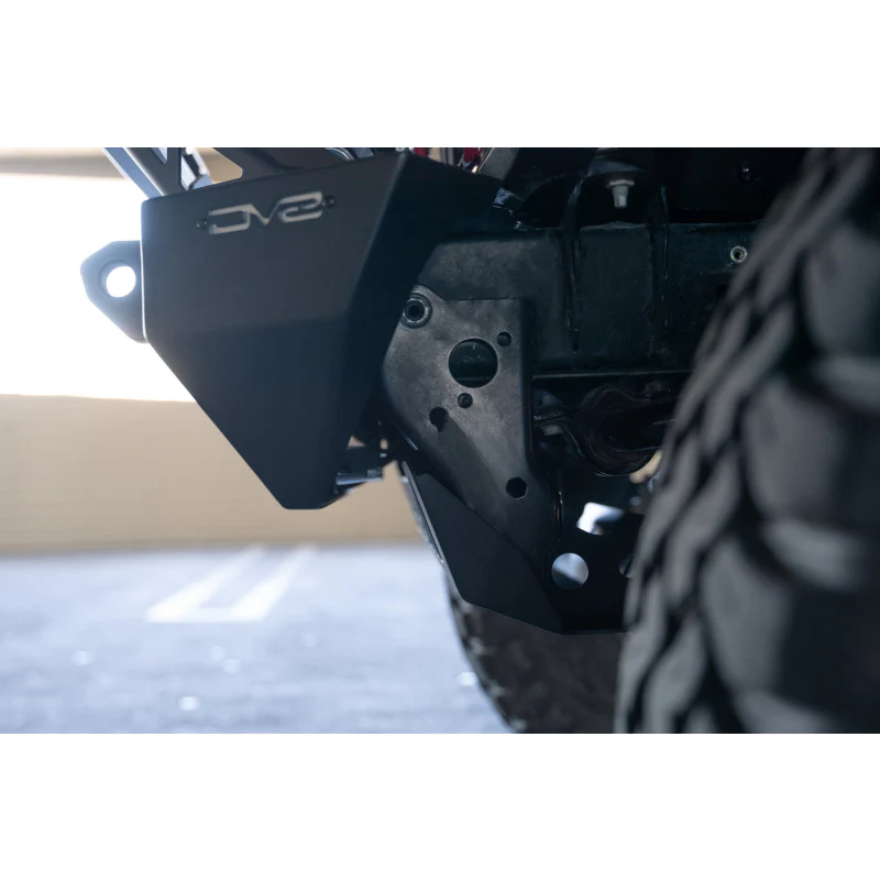 DV8 Offroad 2018=2025 Jeep Wrangler JL JL , Gladiator JT Front Bumper Sway-Bar Disconnect Motor Skid Plate Model SPJL-02 - Image 4