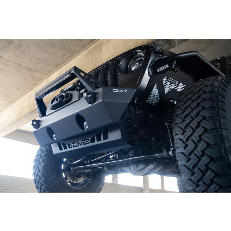 DV8 Offroad 2018=2025 Jeep Wrangler JL JL , Gladiator JT Front Bumper Sway-Bar Disconnect Motor Skid Plate Model SPJL-02 - Image 6