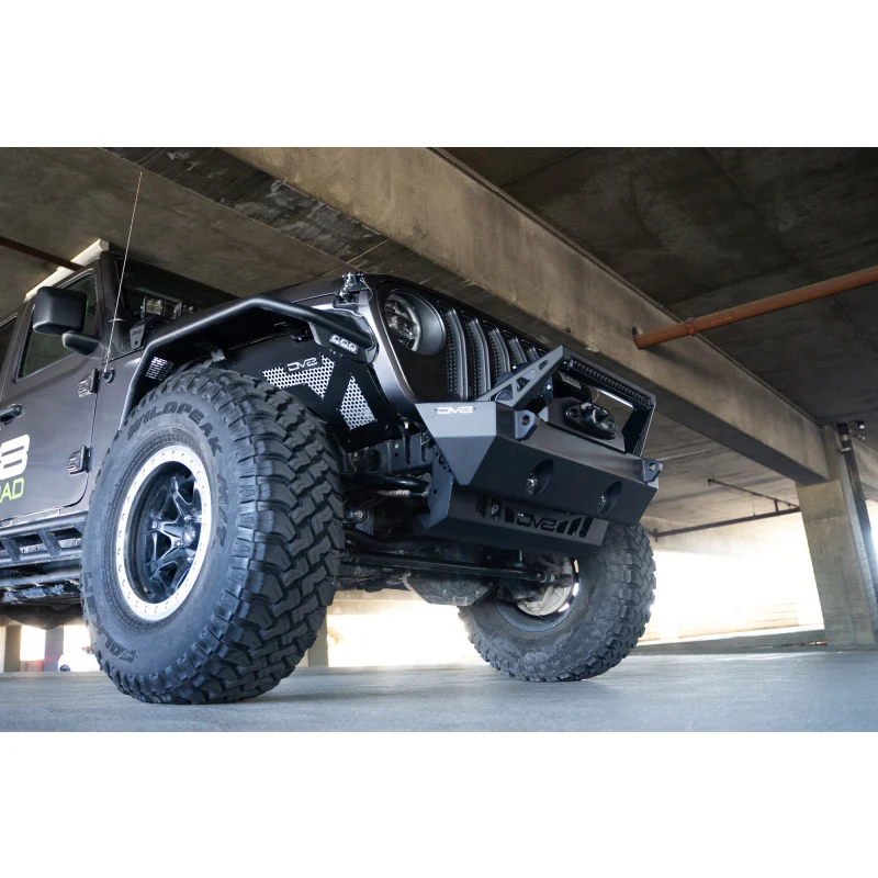 DV8 Offroad 2018=2025 Jeep Wrangler JL JL , Gladiator JT Front Bumper Sway-Bar Disconnect Motor Skid Plate Model SPJL-02 - Image 7