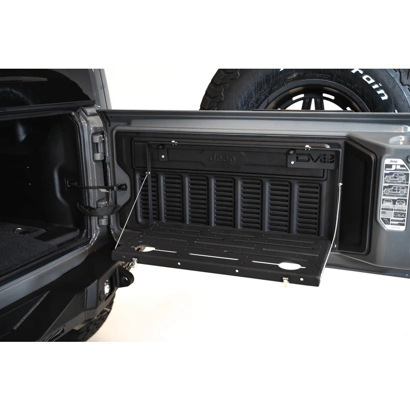 DV8 Offroad 2018-2025 Jeep Wrangler JL JLU Folding Trail Table Model TTJL-01 - Image 5