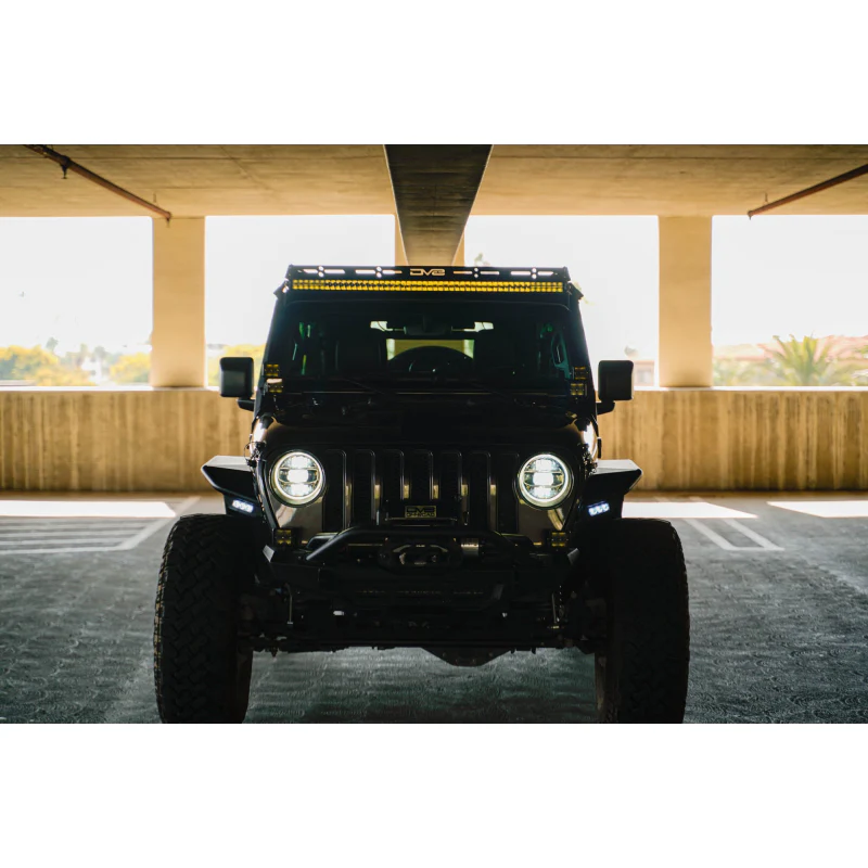DV8 Offroad 2018-2025 Jeep Wrangler JL JLU Gladiator JT 50-Inch Light Bar Mount Model LBJL-10 - Image 5