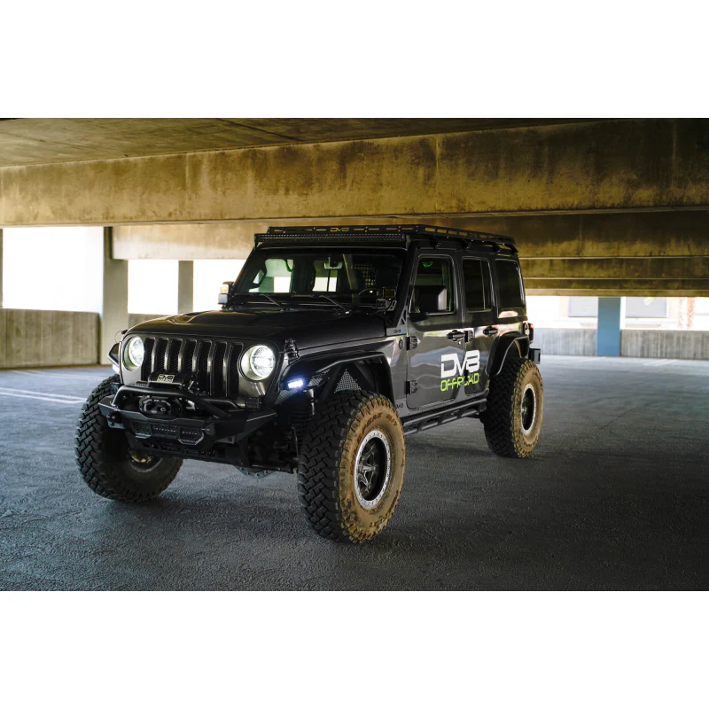 DV8 Offroad 2018-2025 Jeep Wrangler JL JLU Gladiator JT 50-Inch Light Bar Mount Model LBJL-10 - Image 6