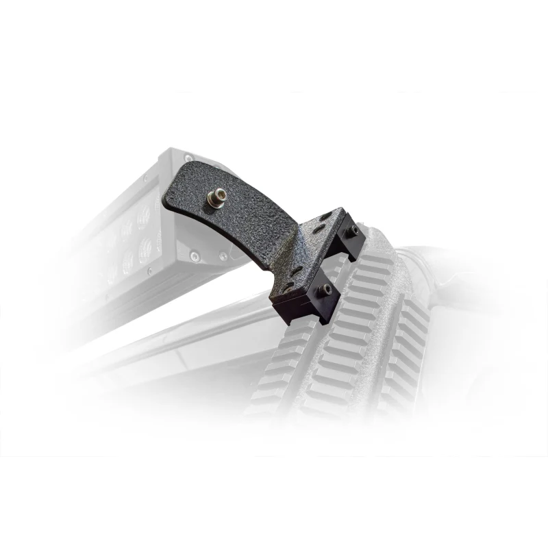 DV8 Offroad 2018-2025 Jeep Wrangler JL JLU Gladiator JT A-Pillar Mount With Rail Accessory Mount System Model D-JL-190052-PIL - Image 3