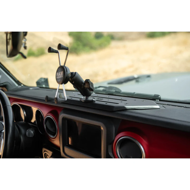 DV8 Offroad 2018-2025 Jeep Wrangler JL, JLU , Gladiator JT Device Dash Mount V2 Model DMJL-02 - Image 12