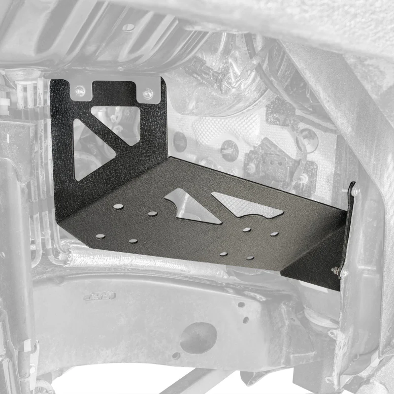 DV8 Offroad 2018-2025 Jeep Wrangler JL JLU Gladiator JT Engine Bay Compressor Mount Model CMJL-01 - Image 3