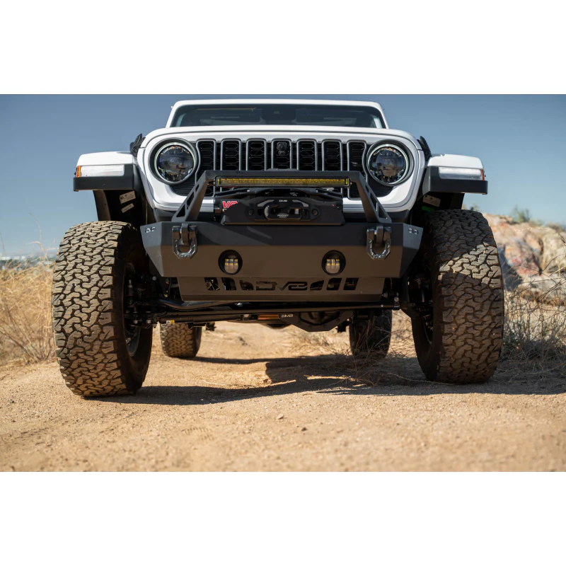 DV8 Offroad 2018-2025 Jeep Wrangler JL JLU Gladiator JT Front Differential Skid Plate Model SPJL-12 - Image 14