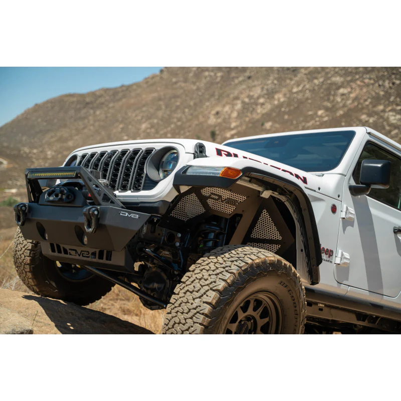 DV8 Offroad 2018-2025 Jeep Wrangler JL JLU Gladiator JT Front Inner Fenders Model INFEND-06FB - Image 13