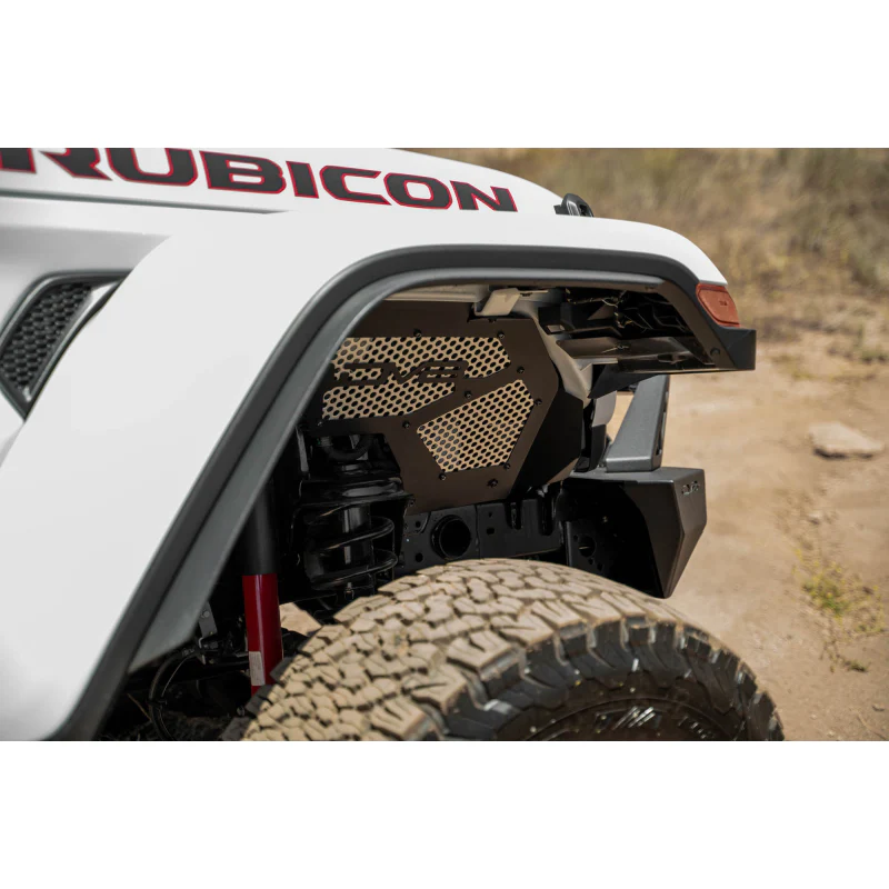 DV8 Offroad 2018-2025 Jeep Wrangler JL JLU Gladiator JT Front Inner Fenders Model INFEND-06FB - Image 15