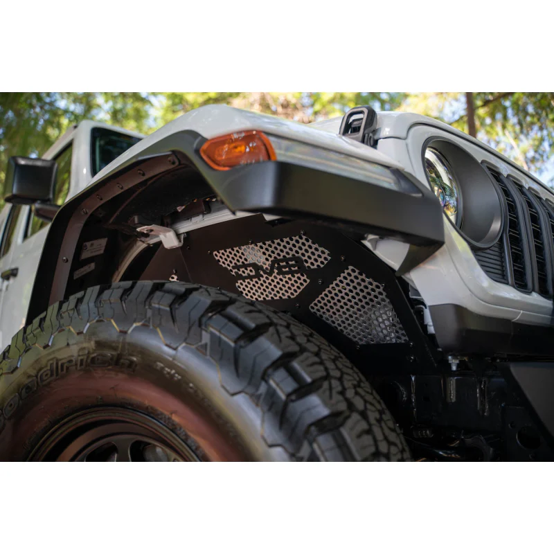 DV8 Offroad 2018-2025 Jeep Wrangler JL JLU Gladiator JT Front Inner Fenders Model INFEND-06FB - Image 9