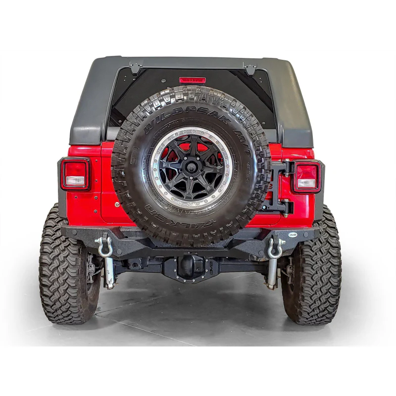 DV8 Offroad 2018-2025 Jeep Wrangler JL JLU Hinge Mounted Tire Carrier Model TCJL-03 - Image 4